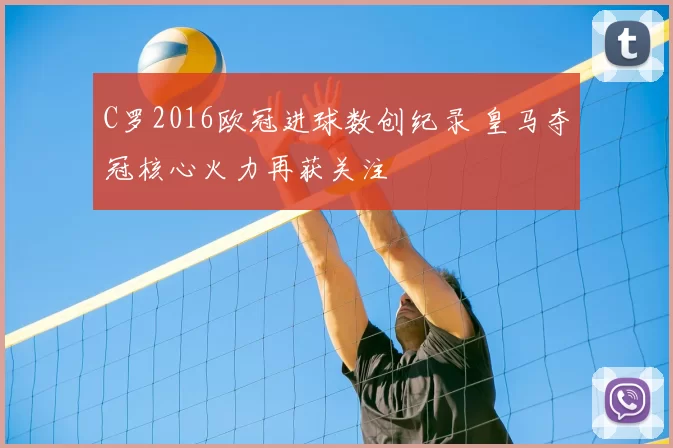 C罗2016欧冠进球数创纪录 皇马夺冠核心火力再获关注